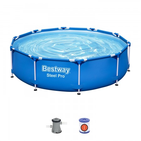 Бассейн каркасный Bestway 56679  Steel Pro 305х76см 4678л, фил.-насос 1249л/ч