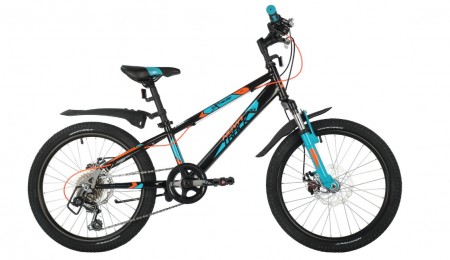 Велосипед 20' хардтейл NOVATRACK EXTREME диск, черный, 6 ск. 20SH6D.EXTREME.BK21