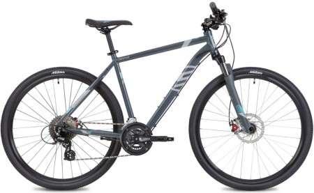 Велосипед 28' дорожный, рама алюм. STINGER 700C CAMPUS STD диск, сер.,24ск.,56см 700AHD.CAMSTD.56GR1