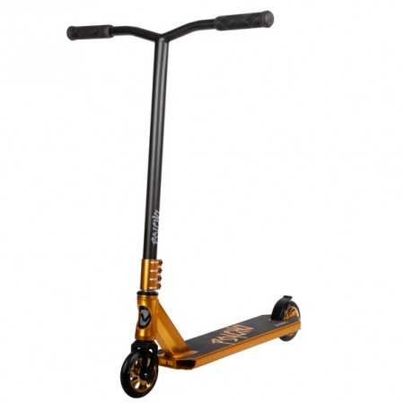 Самокат NOVATRACK PSYCHO BL 110 мм PU с ал.об. 88A,алюм.,ABEC 9, 12,7*55,чер./зол. 110A.PSYCHO.GD21