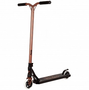 Самокат NOVATRACK PSYCHO'70 110 мм PU с ал.об. 88A, алюм., ABEC-9, 12*52, бронз. 110A.PSYCHOP4.BZ22