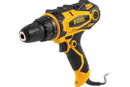 Дрель-шуруповерт сетевая DENZEL SD-300-10 26201
