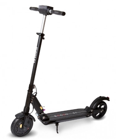 Электросамокат Kugoo S3 Jilong черный 8', складной, 30 км/ч, до 25 км, 4 ч, 6000 mAh/36V