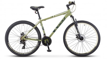 Велосипед 27,5' хардтейл STELS NAVIGATOR-700 MD диск, Хаки 2021, 21 ск., 21' F020 LU088944
