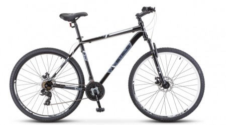 Велосипед 29' хардтейл STELS NAVIGATOR-900 MD Черный/Белый 21, диск, 21 ск., 21' F020 LU088979