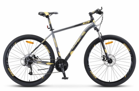 Велосипед 29' хардтейл STELS NAVIGATOR-910 MD диск, Чёрный/золотой 2019, 24 ск., 20,5' V010 LU079529