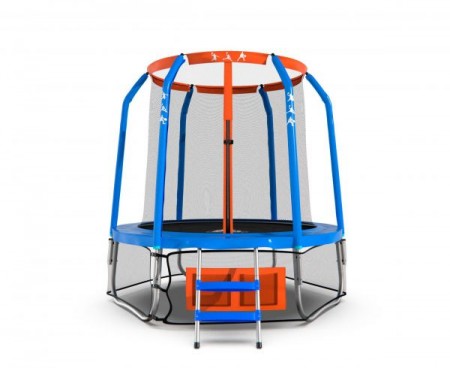 Батут DFC JUMP BASKET 6 футов-183 см, внутренняя сетка, лестница 6FT-JBSK-B