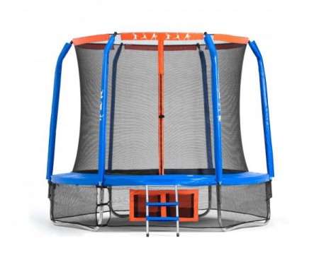 Батут DFC JUMP BASKET 10 футов-305 см, внутренняя сетка, лестница 10FT-JBSK-B