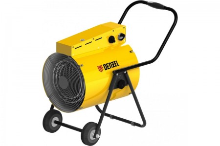 Тепловая пушка электрическая DENZEL SFH-15000 7500/15000 Вт, 400 В, 1400 м3/ч, 3 реж. вентил. 96443