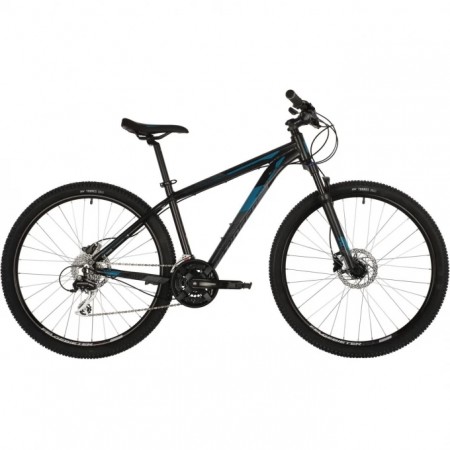 Велосипед 27,5' хардтейл, рама алюм. STINGER GRAPHITE EVO диск, черн.,16ск.,18' 27AHD.GRAPHEVO.18BK3