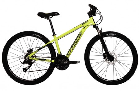 Велосипед 26' хардтейл, рама алюм. STINGER ELEMENT PRO диск, зелен., 21 ск., 14' 26AHD.ELEMPRO.14GN3