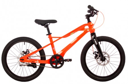 Велосипед 20' рама магнезиевая NOVATRACK LYNX оранжевый, диск 205MLYNXD.OR4