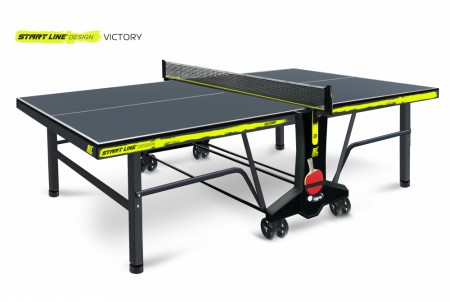Теннисный стол START LINE Victory DESIGN для помещений, складной, с сеткой 60601