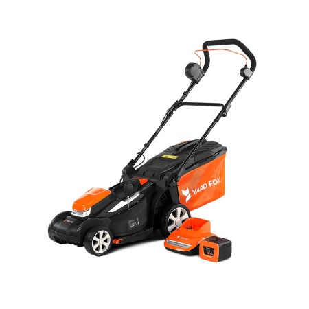 Газонокосилка аккумуляторная YARD FOX 40V EL 3435 B SET несамоходная