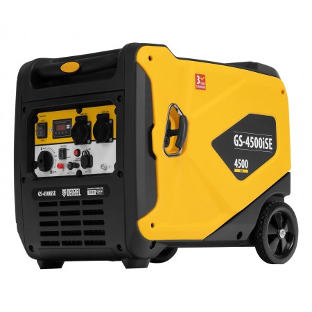 Генератор инверторный DENZEL GS-4500iSE, 4,5 кВт, 230 В, закрытый корпус,электростартер 94714