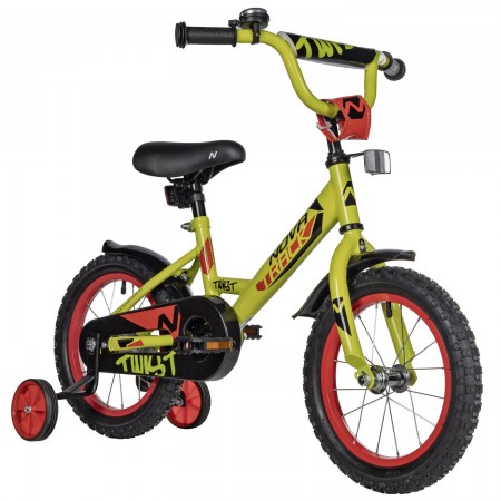 Велосипед 14' NOVATRACK TWIST зеленый 141TWIST.GN5