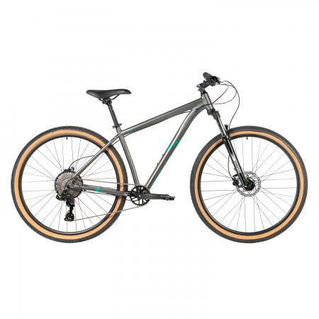 Велосипед 29' хардтейл, рама алюм. FOXX HELIX серый 22' 29AHD.HELIX.22GR6