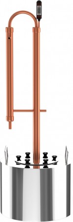 Самогонный аппарат-дистиллятор из меди CUPRUM & STEEL Star 12 л