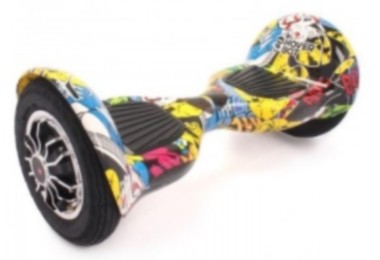Гироскутер HOVERBOT 10' до 14 км/ч/до 25 км, C-1 Light-purple multicolor, заряд 120 мин.