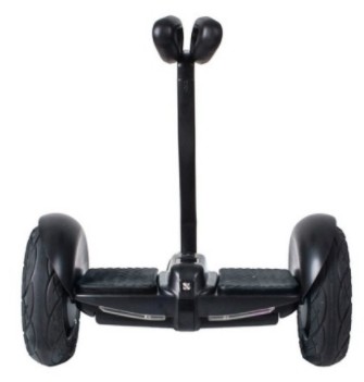 Гироскутер HOVERBOT 10' до 10 км/ч/до 22 км, выдвижная ручка, MINI Premium carbon, заряд 120 мин.
