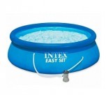 Бассейн надувной Intex 28142 396*84см Easy Set фильтр-насос 2006 л/ч