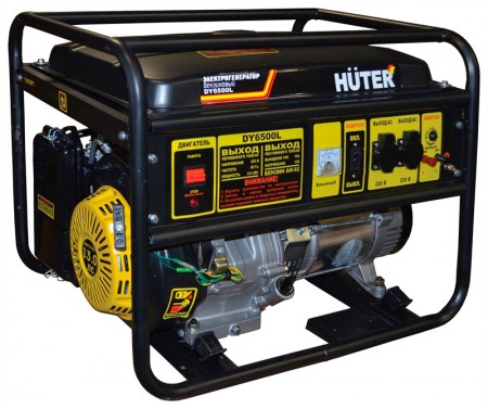 Генератор бензиновый HUTER DY 6500 L 64/1/6
