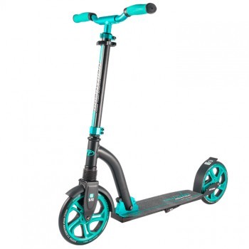 Самокат TECH TEAM TT 215 мм PU, алюмин., ABEC-7, пл. 47*15 см DOWNTOWN бирюзовый