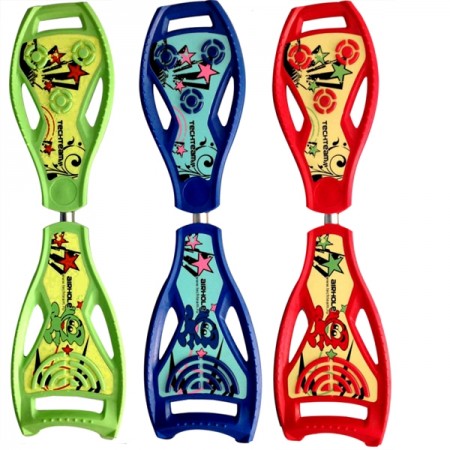 Снейкборд TECH TEAM TT 80*24 мм PU, рама алюминий, платф. ABS-пластик, ABEC-7, чехол AIR HOLE