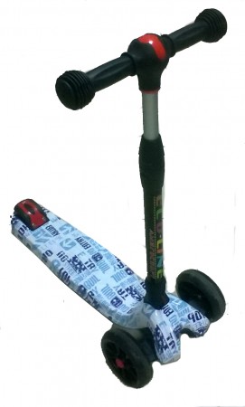Самокат EXPLORE 120 мм PU светящиеся, алюмин./пластик, ABEC-5, пл. 35*10 см SMART ECO R