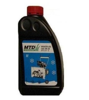 Масло моторное для 4-х тактных двигателей зима MTD 1л SAE 5W-30 196-01009 6012-X1-0040