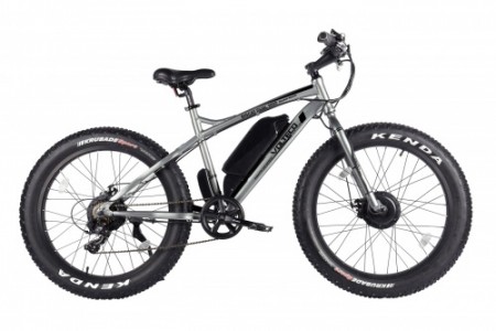 Электровелосипед 2-х колесный (велогибрид) VOLTECO BIGCAT DUAL NEW dark grey-1946