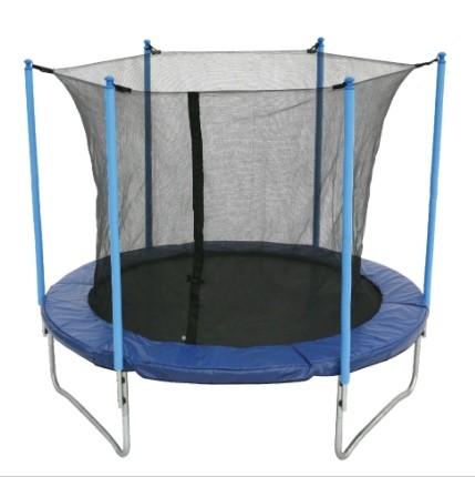 Батут Green Glade 8 FT (6 стоек) B7081 244х244х200 см, с внутренней сеткой