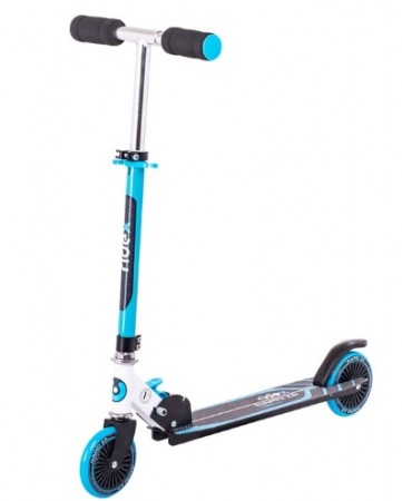 Самокат RIDEX 125 мм, сталь, ABEC-7, пл.45х10 см, Rapid 2.0, синий