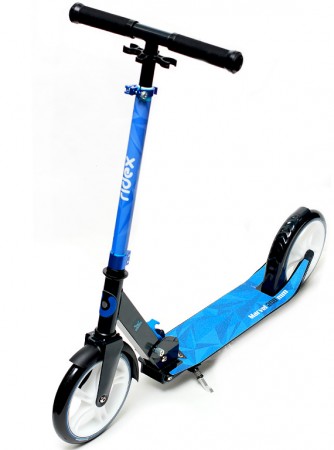 Самокат RIDEX 200 мм, алюминий, ABEC-7, пл. 52,5*12 см, Marvel 2.0 M, синий