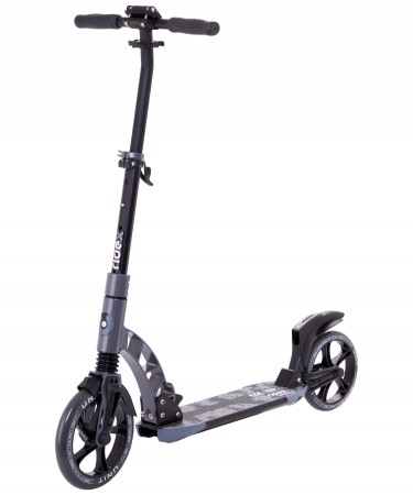 Самокат RIDEX 230/200 мм, алюминий, ABEC-7, пл. 48*13 см, Unit, серый