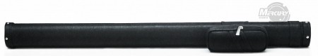 Тубус MERCURY на 1 кий (двусоставный), 90х7 см, с карманом 17х7 см, иск.кожа, черный/бордовый