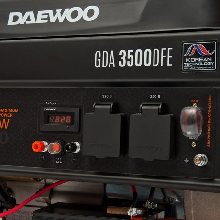 Генератор бензиново-газовый DAEWOO GDA 3500 DFE