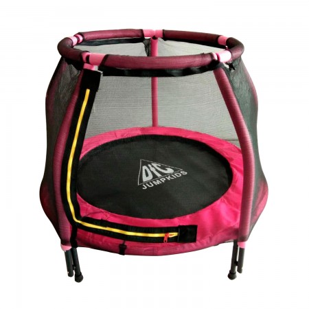 Батут DFC JUMP KIDS 48 дюймов-120 см, с сеткой, розовый 48INCH-JD-P