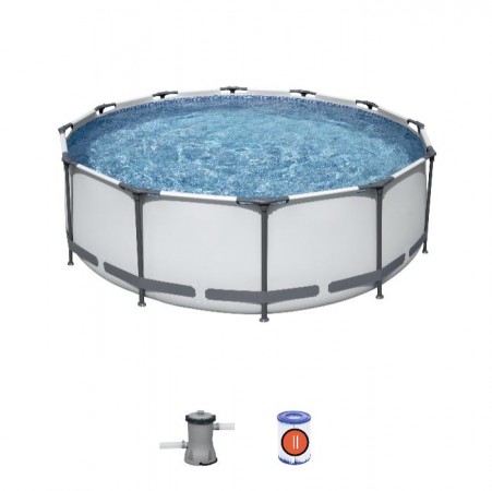 Каркасный бассейн Bestway Steel Pro Max 56260 (366x100, с фильтром-насосом)