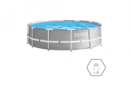 Бассейн каркасный Intex  26702 305*76см Prism Frame ФИЛЬТР-НАСОС 1250 л/ч