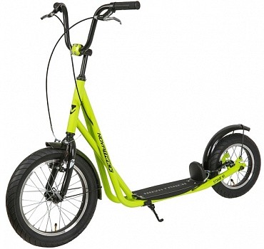 Самокат NOVATRACK STAMP N1 PRO лимонный 16STAMPN1CL.LM20
