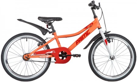 Велосипед 20' NOVATRACK PRIME терракот., V-brake 207PRIME1V.CRL20 (2020)